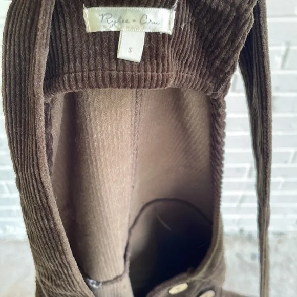 Rylee and Cru brown corduroy overalls - Picture 5 of 5